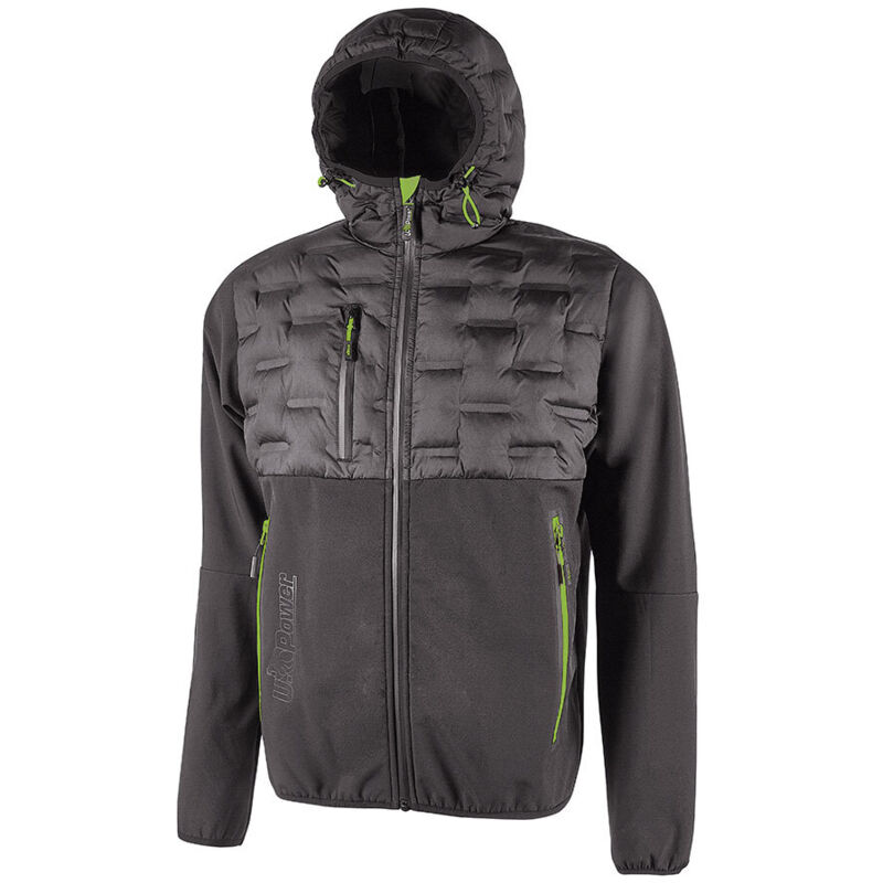Giacca Ibrida Idrorepellente Future Spock Asphalt Grey U power Tagl...