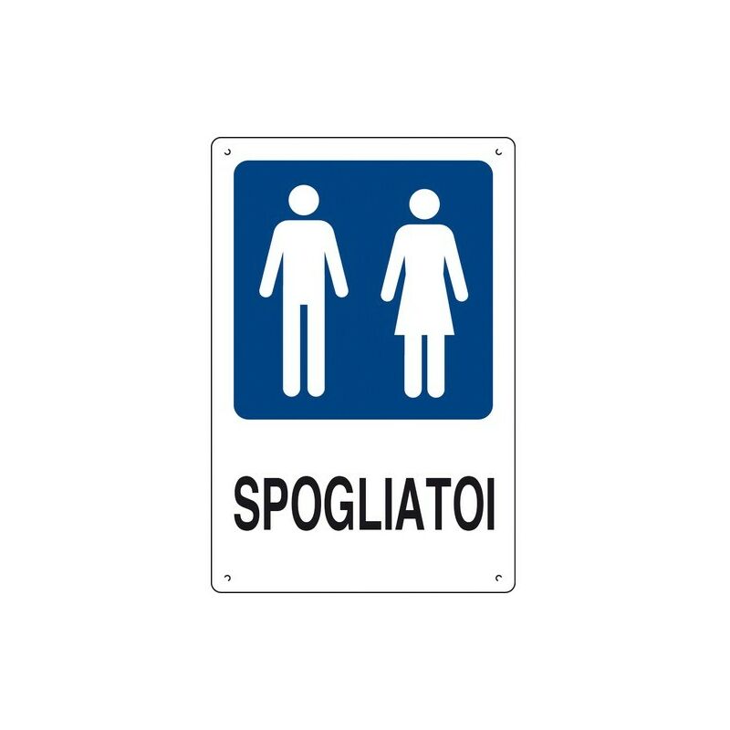 Image of Spogliatoi (Uomini e Donne) cartelli da cantiere polionda