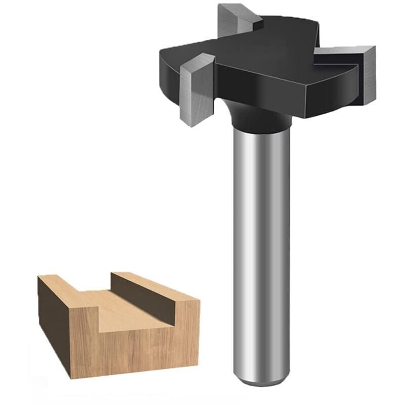 Image of ZVD - Spoilboard-Planfräser mit 6 mm Schaft, Wolframcarbid-Fräser für die Holzbearbeitung