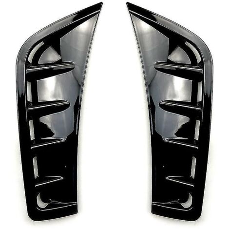 Spoiler de pare-chocs avant ABS noir brillant, aileron latéral décoratif pour Mercedes-Benz Classe GLC (GLC260, GLC300) - 20--