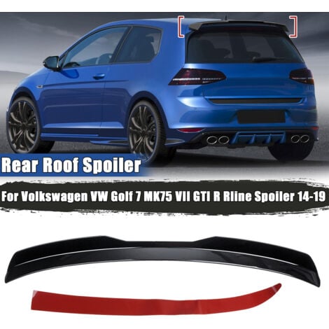 Spoiler de toit arrière peint brillant pour Volkswagen VW Golf 7 MK75 VII GTI R becquet 2014-2019