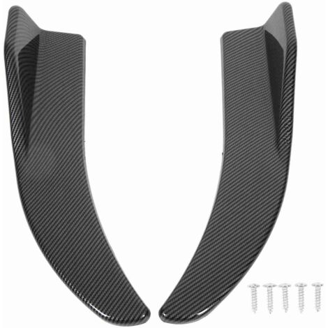 Spoiler trasero de ABS de 41,5 cm, 2 piezas, estilo carbono, reduce la resistencia al viento para Seat León, Audi, Toyota.