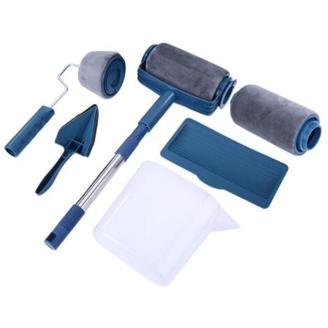 Sponge TV Product Brossing Artefact Self -SUCTION Drum Tile télescopique 7 - Pierre peinture à rouleau de peinture