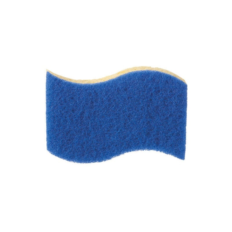 Eponge grattante douce originale bleue surfaces délicates Spontex