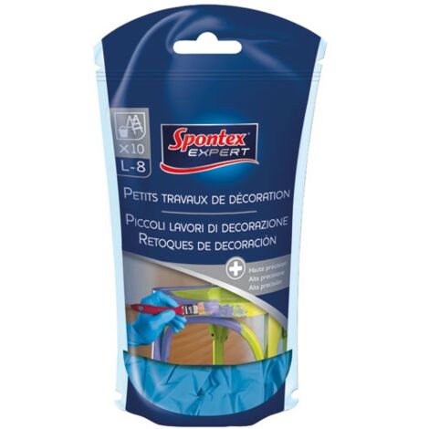 SPONTEX EXPERT - Gants petits travaux de déco x10 taille 7