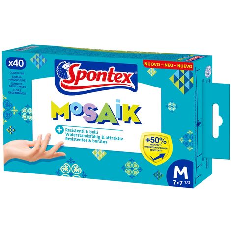 Spontex Guanti Mosaik 40 Taglia M