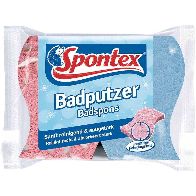 Spontex Set di 2 pennelli da bagno