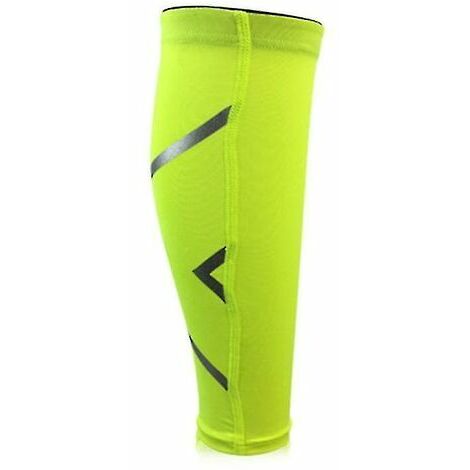 Sport Compression mollet manches jambe chaussette coureurs attelle tibia varices mollets soulagement de la douleur gardes R - vert M，HANBING
