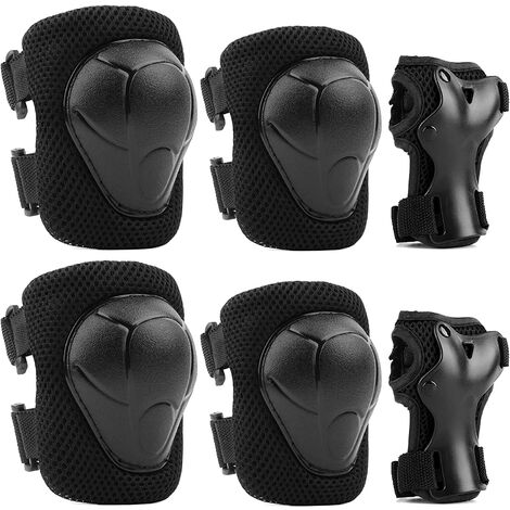 Sport Equipment Child Protection 6 Pcs Wrist Protector Elbow Knee Pad