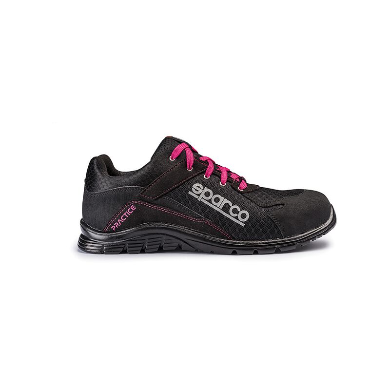 Sparco Schwarz Sicherheitsschuh S24 Pratice - Fuchsia - Größe 38 - 07517