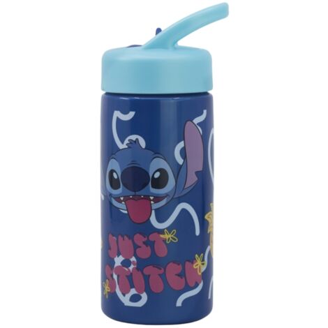 Sport-Trinkflasche de mit Strohhalm und integriertem Griff de 410 ml de Stitch S Palms