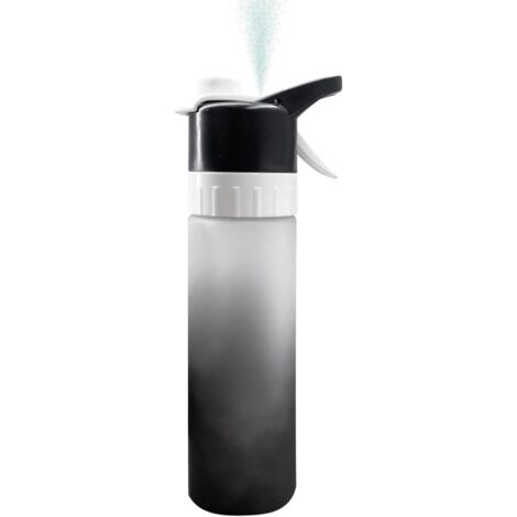 Sport-Trinkflasche mit Zerstäuber, aus BPA-freiem Kunststoff, auslaufsicher, ideal zum Laufen, Fitness und Radfahren.