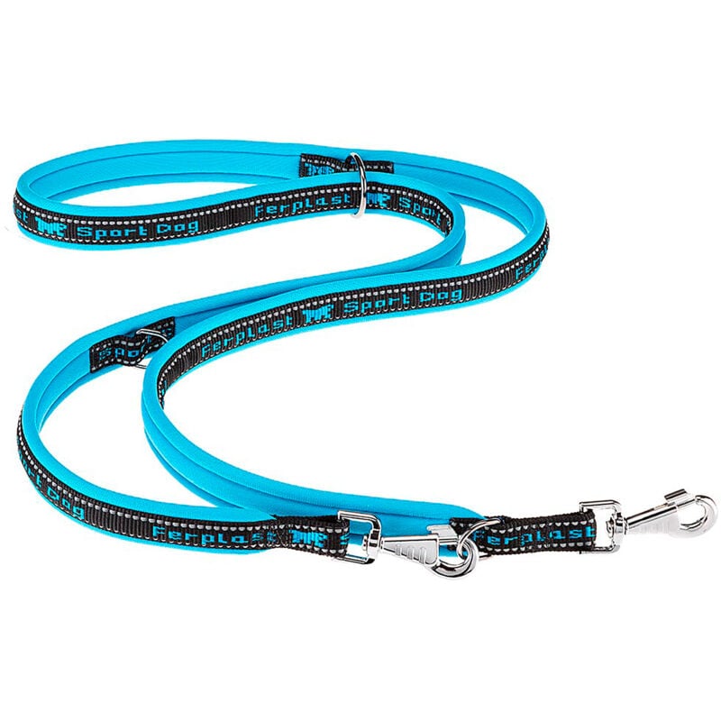 Sport dog ga Laisse rembourrée pour le dressage des chiens avec mousqueton automatique. Différentes couleurs et mesures.. Variante GA20/200 - Misure: