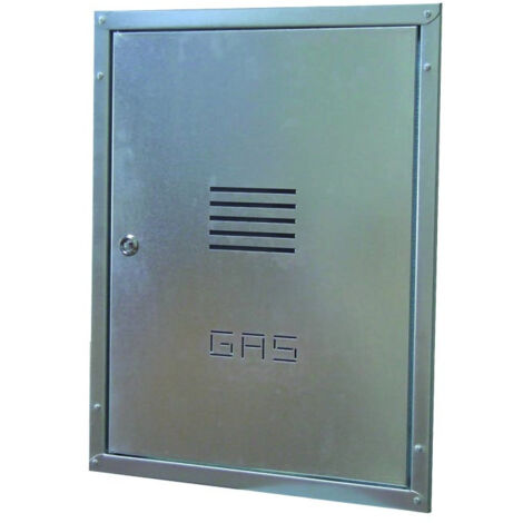 Sportello contatore gas da incasso 70x50cm con cornice in lamiera zincata ferrari welcome 040136/c