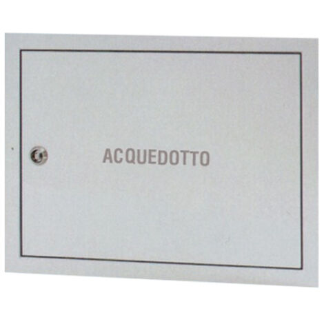 Sportello In Lamiera Zincata Per Contatori Acqua H30x30 Cm 1pz