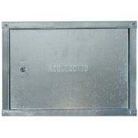 Sportello ABS Con Serratura Quadra Per Contatori Di Gas, Acqua E Quadri Elettrici – 60x40 Cm