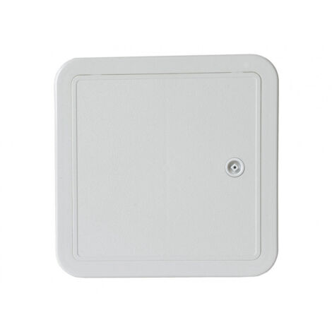 Sportello portello porta in abs grigio l 215 x h 215 x p 22mm per ispezione
