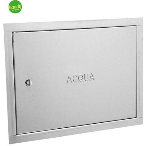 Sportello Zincato Zinco Per Contatore Acqua 40x20x30 Cm