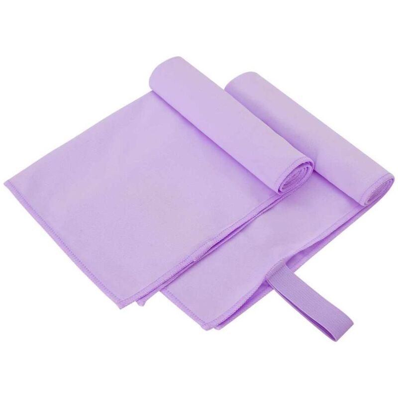 Sporthandtücher 2 Pcs Lila 50 X 30 Cm Polyester Und Polyamid Vidaxl