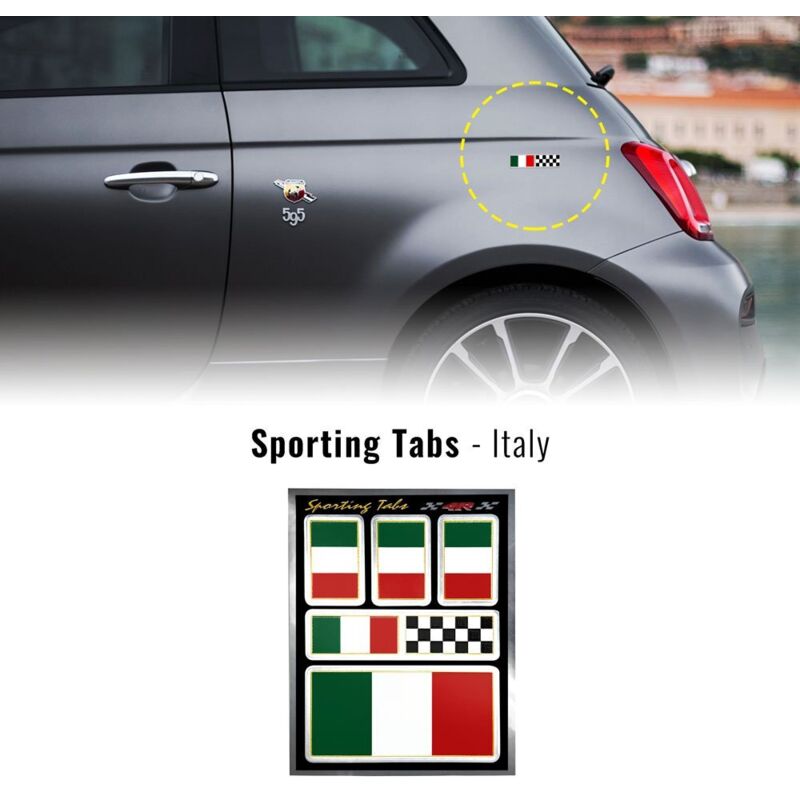 Sporting Tabs Set Bandiere Italia
