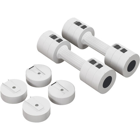 SPORTNOW Adjustable Dumbbells Set, Fast Adjust and Compact, 2.5kg x 2