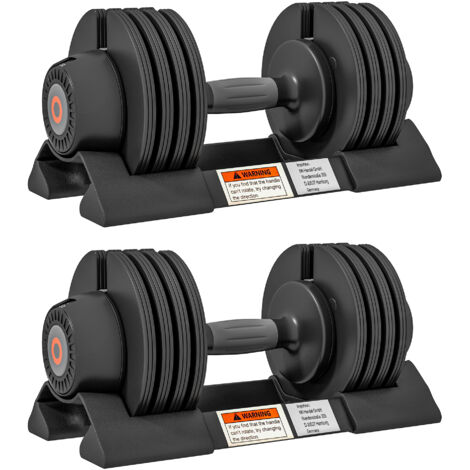 Set D'haltères Et Barre 20 Kg – Poids Réglables En Acier – Neuf En Emballage