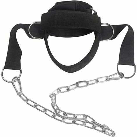 Sports Haltérophilie au Cou, Ceinture de Cou de Harnais de tête de Force, Exercice de Musculation Gym Fitness Fitness Weight, Améliore la Force Musculaire