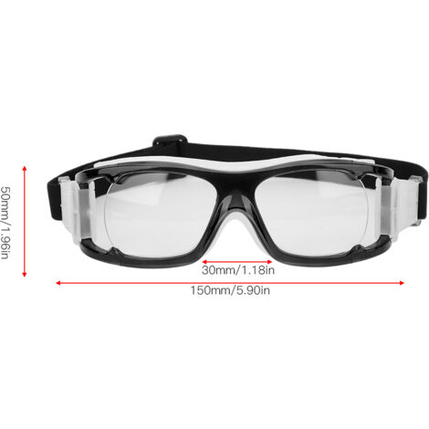 Sportschutzbrille für Radfahren, Fußball, Basketball – Schwarz