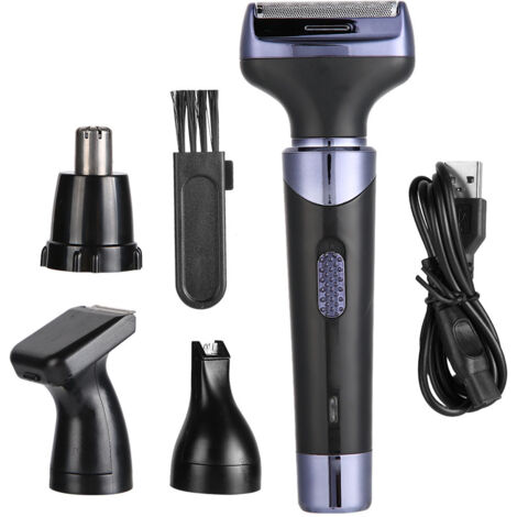 SPORTSMAN Tondeuse à Poils de Nez Électrique Multifonction Rechargeable USB - Rasage Nez, Oreilles et Favoris