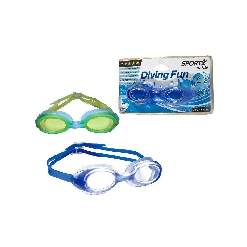 SportX Occhiali per cloro per bambini Pro 3-8 anni...