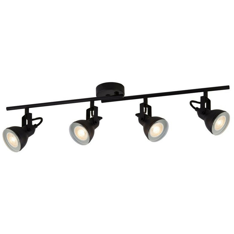 Focus 4 Light Spotlight Split-Bar - Black - Searchlight