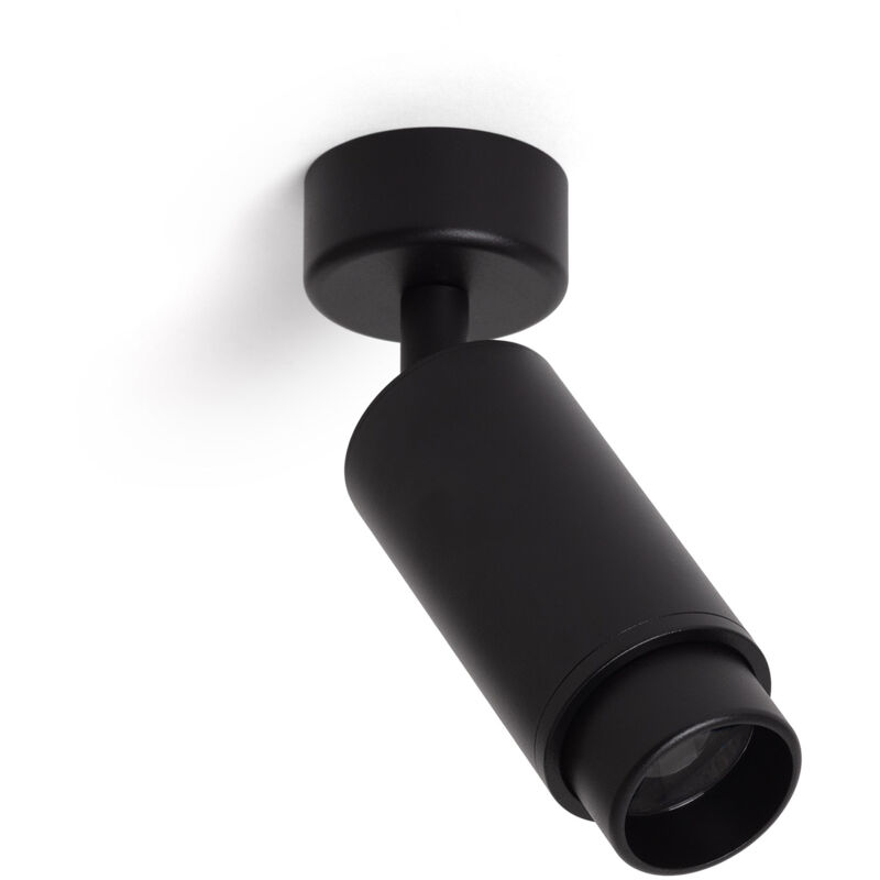 Spot à Douille en Saillie Ágata Multiangle 10-50º pour Ampoule GU10 Noir Spot à Douille en Saillie Ágata Multiangle 10-50º pour Ampoule GU10 Noir