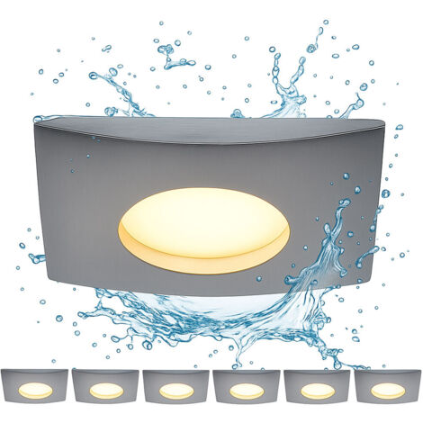 Panneau LED Carré Encastrable 30x30cm 24W 2200lm 4200K - Blanc Neutre Avec Transformateur, Profondeur 20mm