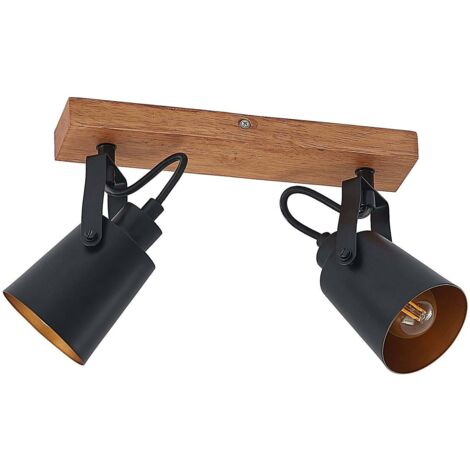 Spot à intensité variable 'Kimban' en bois pour salon & salle à manger
