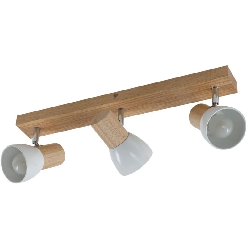 Spot à intensité variable 'Thorin' en bois pour salon & salle à manger