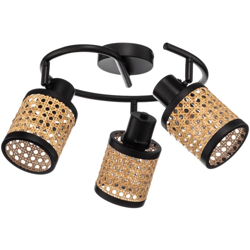 Spot à intensité variable 'Yaelle' en bois pour salon & salle à manger