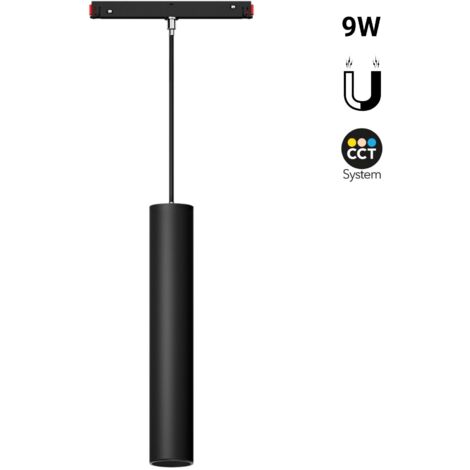 Spot à suspension pour rail magnétique 48V - CCT - 9W - RF