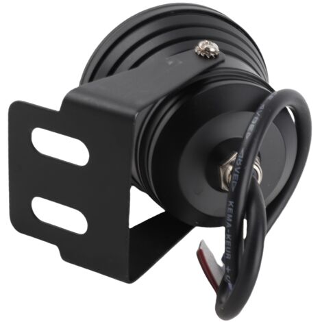 Spot Aquarium LED Ajustable IP67 Noir Argent  Projecteur Sous-marin RGB 12V 10W pour Bassin Jardin Aquarium Eclairage