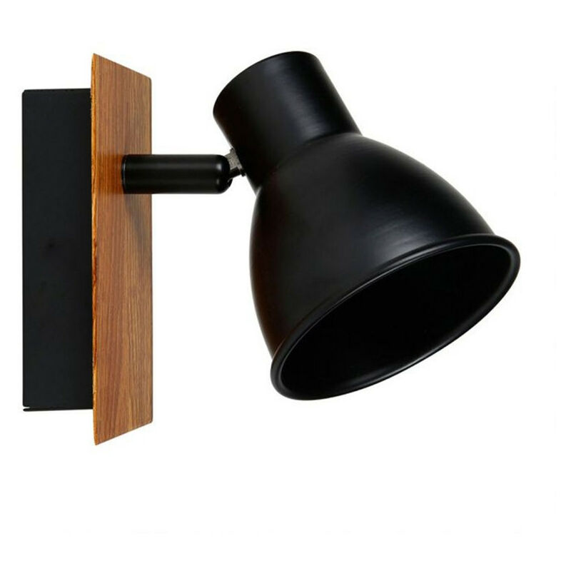 Ostaria - Spot Atelier métal noir et bois