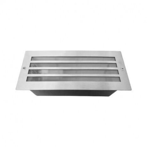Spot balise PITON - E27 encastrable / grille Inox 304 Miidex Lighting®