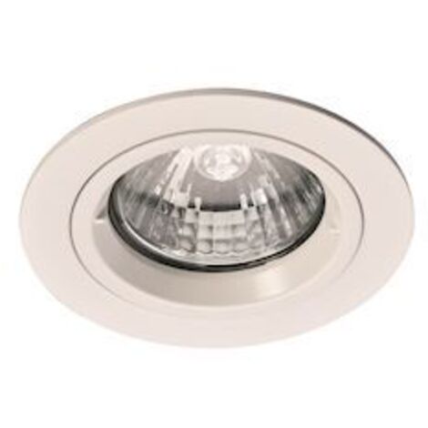 Spot BE BETTER - 1/4 de tour GU10 rond fixe, blanc IP20 - EUROPOLE - 2400