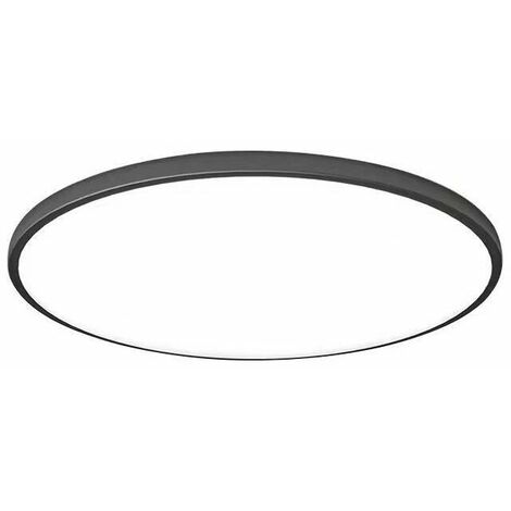 Spot Ceiling Light 30W Dimmable LED Ceiling Light, Round Panel Ceiling Light, Ø28cm, Three Proofs-Black Edge