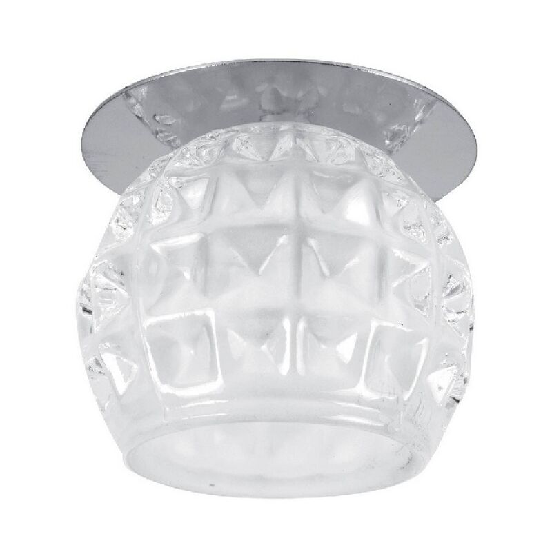 Spot d'Intérieur Cristaldream, Métal, Verre, Chrome, Blanc, 37x12x14 cm