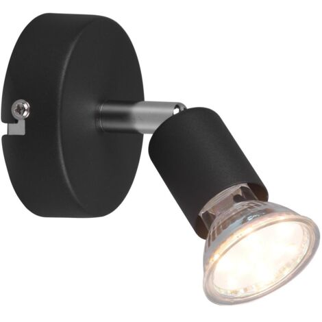Spot da Interno GU10 in Metallo Nero Opaco