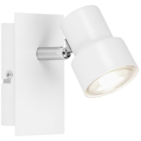Spot da parete LED Spot lampada 1 luce GU10 orientabile e girevole 5W Briloner