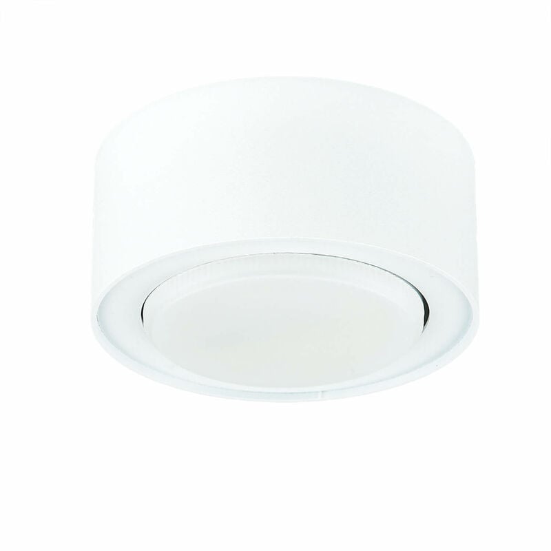 Image of Licht-erlebnisse - Faretto Spot da soffitto color bianco dal design moderno Lampada da soffitto ideale per cucina corridoio GX53 jamey - Bianco