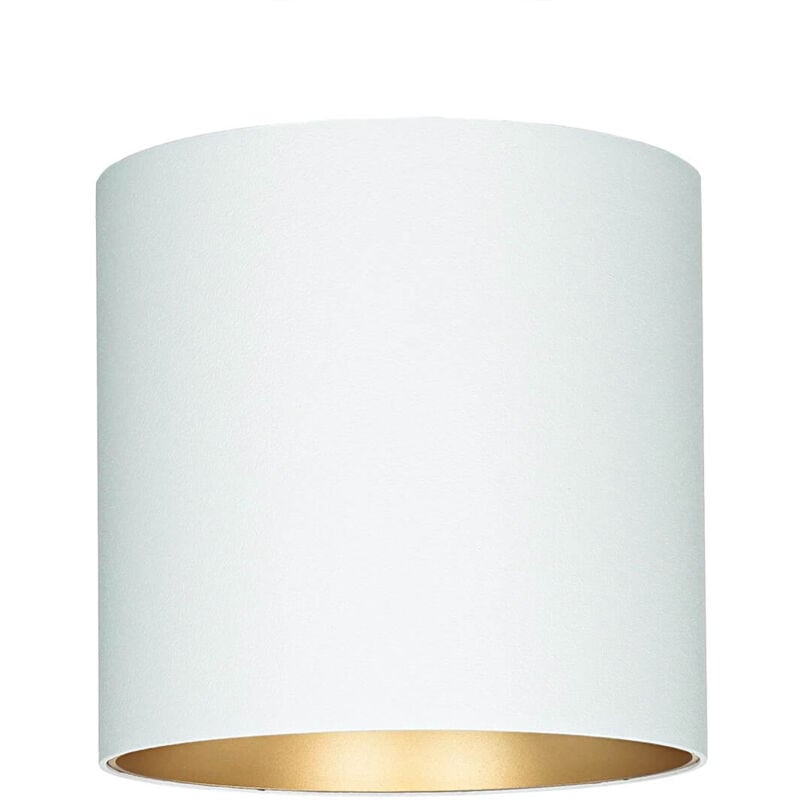 Image of Spot da soffitto per interni dal design moderno rotondo color bianco dorato Lampada da soffitto per cucina corridoio GU10 POINT - Bianco, oro