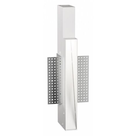 Spot de balisage gea led gfa1580 led en aluminium à encastrer dans un mur en plaques de plâtre