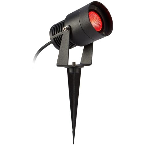 Spot de jardin LED RVB 6W IP44 à piquet noir - Markslöjd - Garden 24