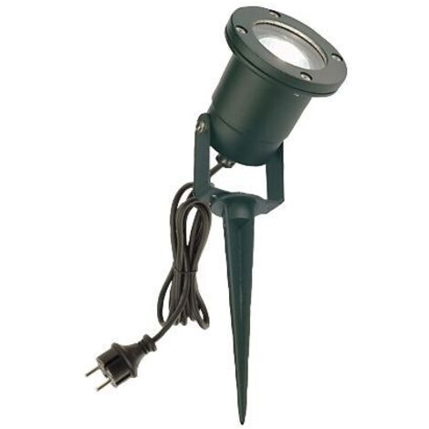 Spot de jardin orientable IP44 avec piquet 50W lumie're blanche pour exte'rieur